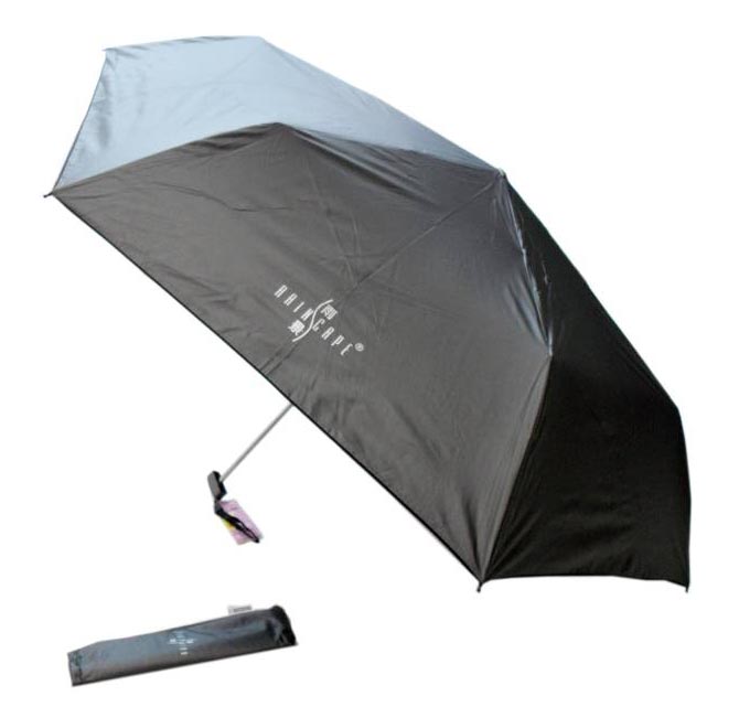 19.5&quot;x6k 3 section manual open flat shape umbrella