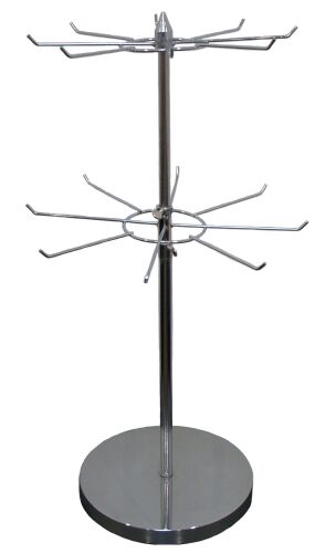 Display Spinning Rack with 16 Hooks