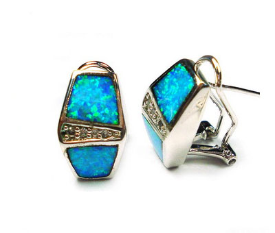 Fashion opal 925 silver earring 22OP0004