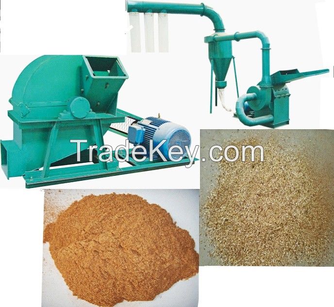 wood sawdust machine used for kinds of wood