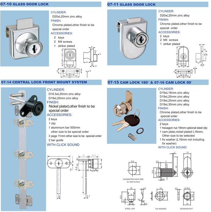 Locks (Zinc Alloy)