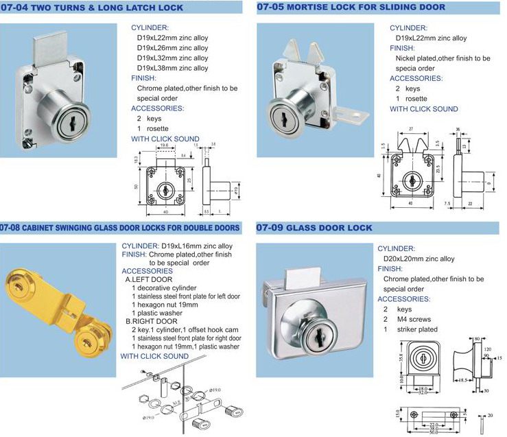 Locks (Zinc Alloy)