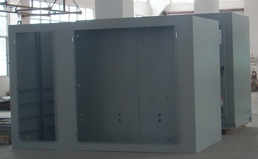 huge metal cabinet and enclosure