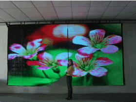 soft LED stage display