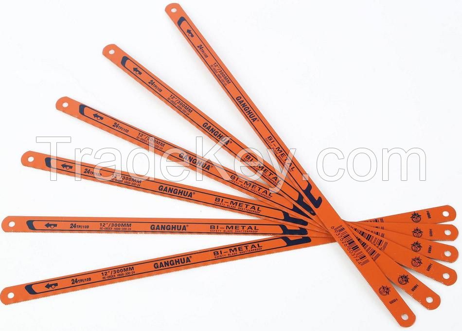 Bimetal hacksaw blades, Bimetal flexible hand hacksaw blade