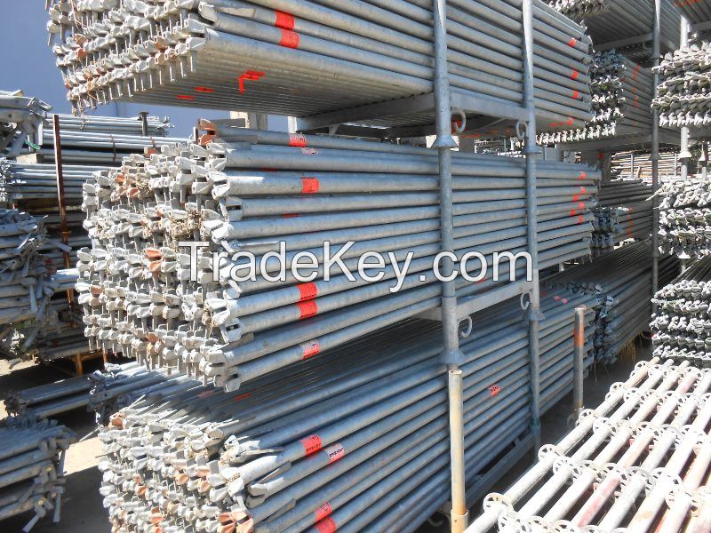 Layher modular scaffolding used 1000 sqare meter