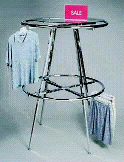 Round garment rack