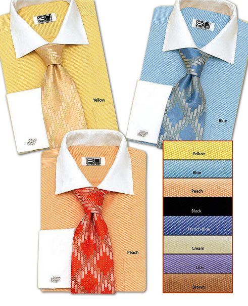 Mens Dress Shirts Vests Pants Neckwear Accessories