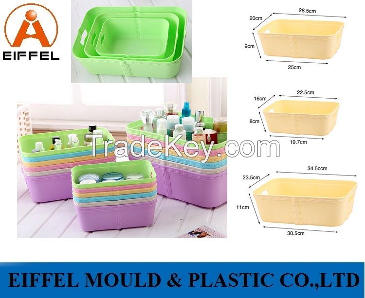 Plastic Storage Crate Box Basket