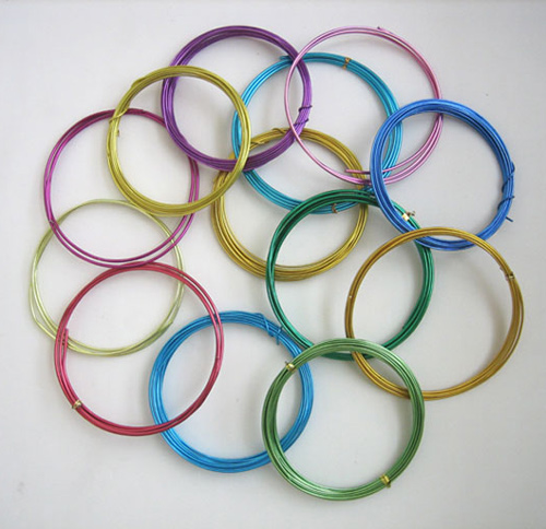 colorful aluminum wire