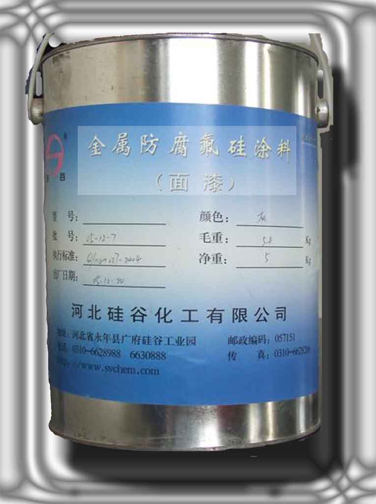 Metal ant icorrosion fluorine silicon coating