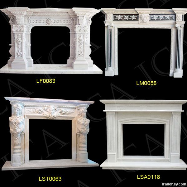 Marble fireplace, Carved Fireplace, stone fireplace, fireplace mantel