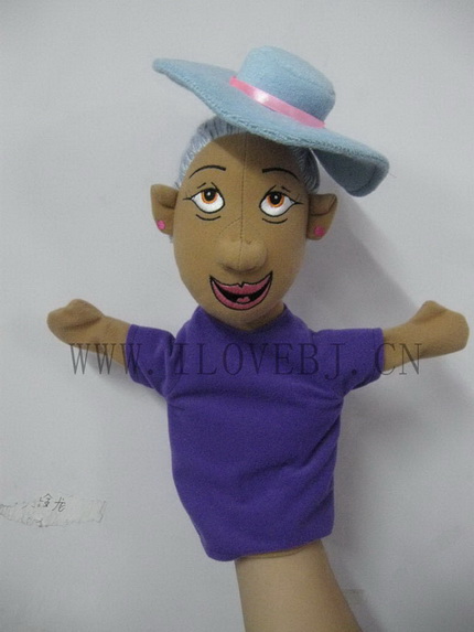 Plush Grandma Puppet