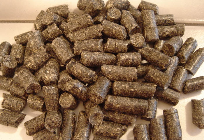 Sunflower husk pellet