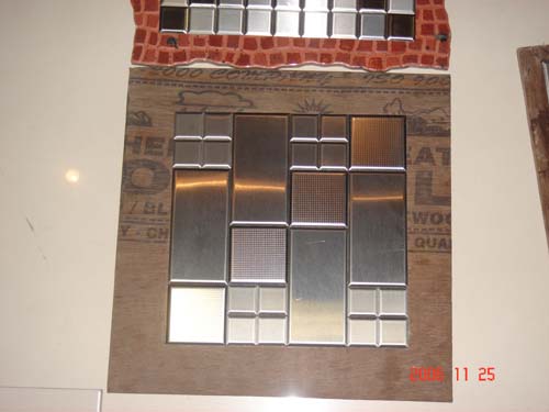 Stainless steel tiles