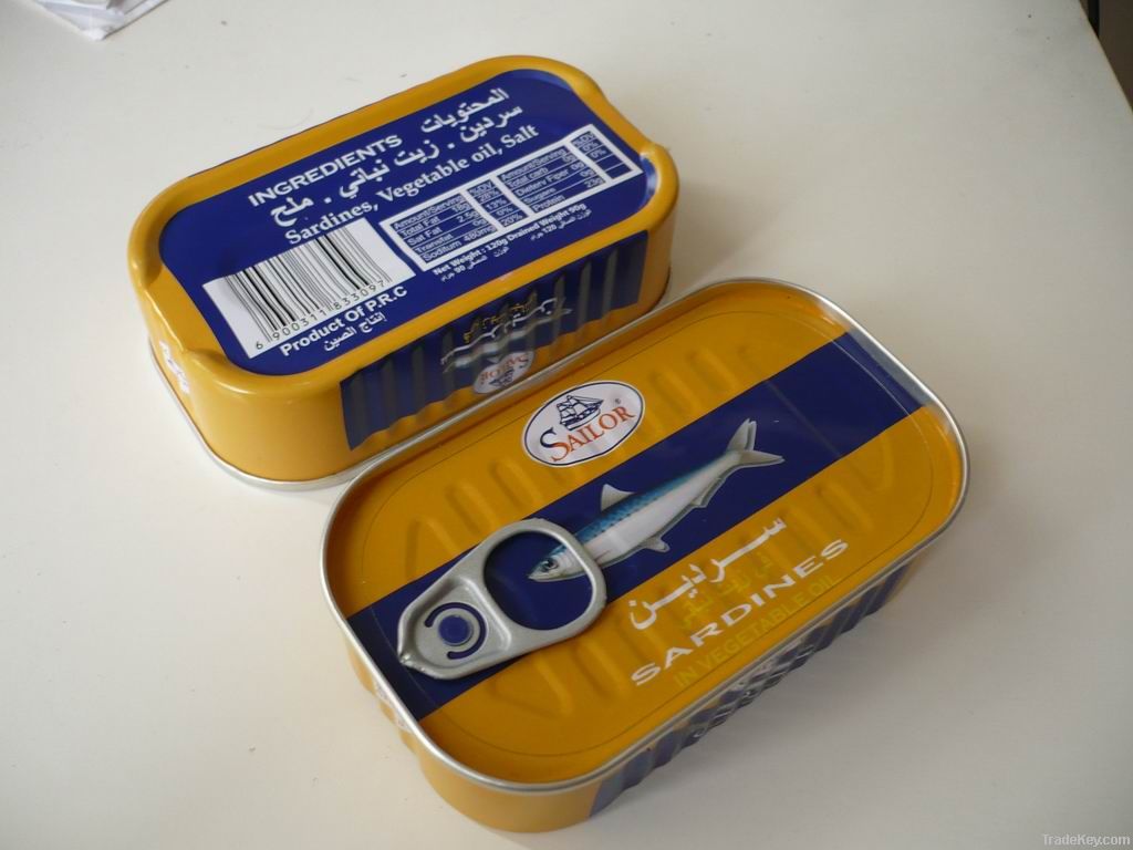 Canned Sardine In Club Can 125g *50/ctn