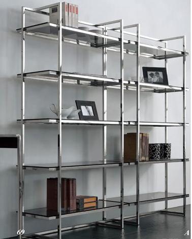 Stainless Steel Bookcase