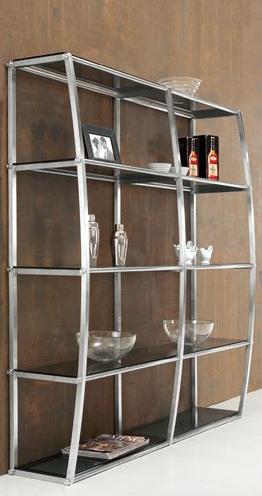 Stainless Steel Bookcase