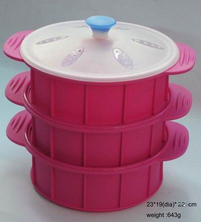 Set of 3 Silicone Steamer