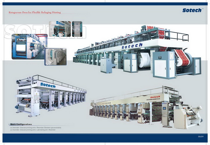 Rotogravure Printing Presses / Rotogravure Print Machines