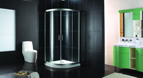 shower enclosure-sliding doors