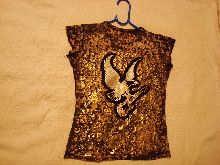 Teen Black color Fancy Eagle Party top