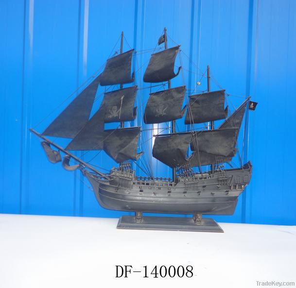 Wooden sailing ship model more creative furnishing articles