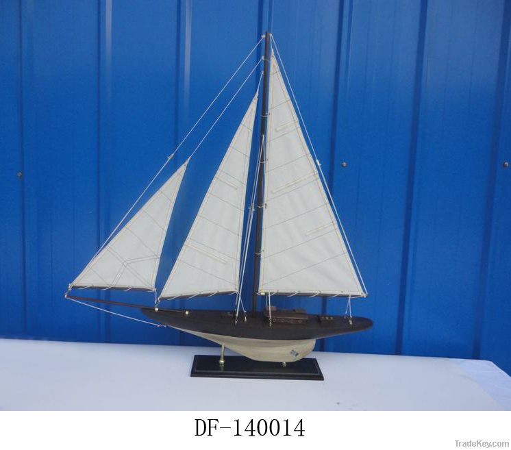 High Quality wooden sail boat model, merchant ship, Antique wooden ship