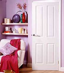 White Primered Door