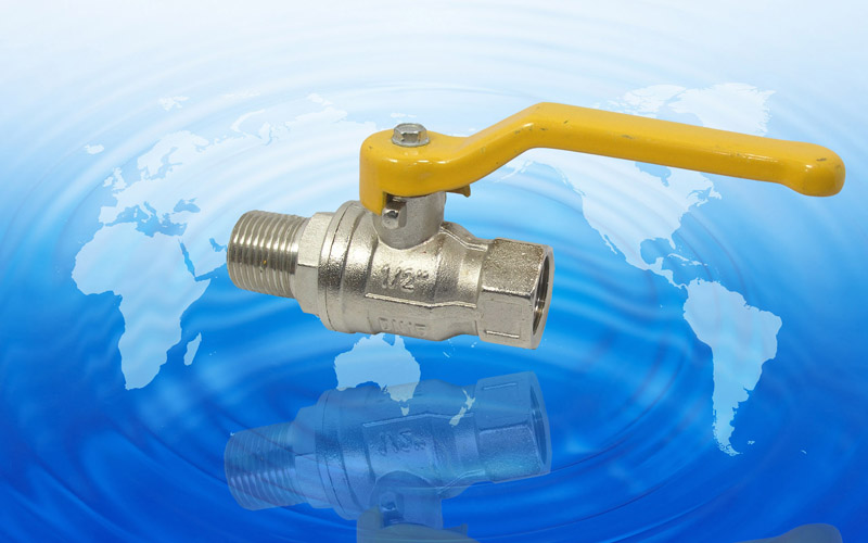 brass ball valve nickel plated