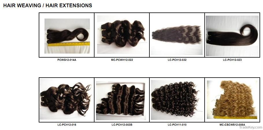 Human Hair Weaving and Bulk