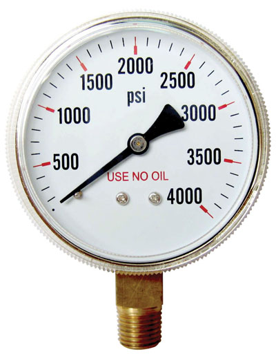 Use No Oil Pressure Gauge