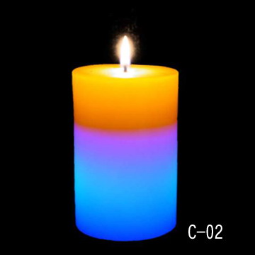 magic candle,rainbow candle,