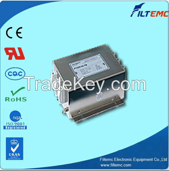 AC 3 phase 3 line series filter T3 terminal block/EMI filter