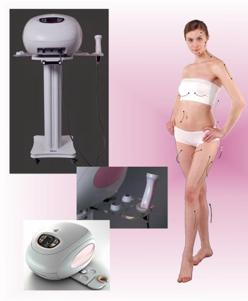 Unique and elegant outlook rf beauty machine with mono polar & bipolar