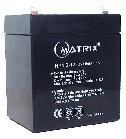 12v4ah lead acid batteries for security