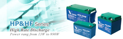 Sealed lead acid AGM battery HP&amp;HF series