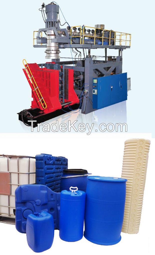 blow molding machines for producing pallet