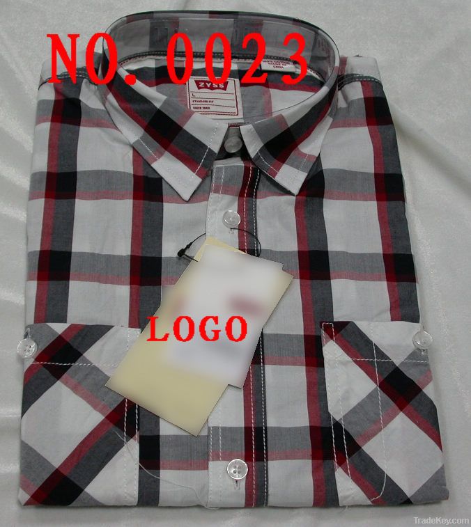 100% cotton mens casual shirt