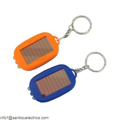 solar powered keychain, led key chain, led keychain, led keyring, led key