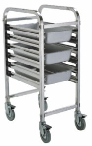 stainless steel detachable food pan racks