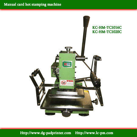 Manual-operating stamping machine