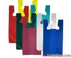 plastic T-shirt bag plain