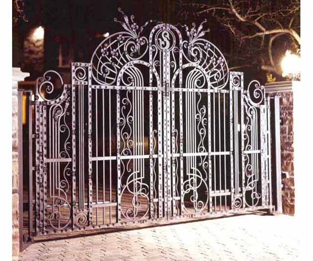 ornamental iron gate