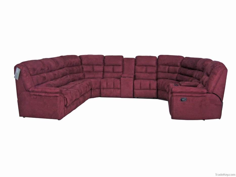 Synthetic Leather Corner Sofa Bed