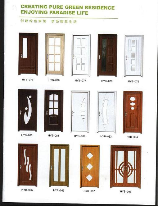 WOODEN DOORS HDF  , SOLID WOOD INTERIOR WOOD DOOR