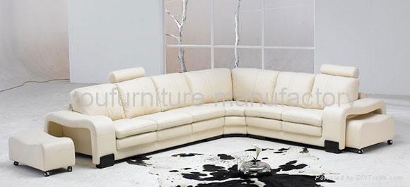 Real Leather Sofa