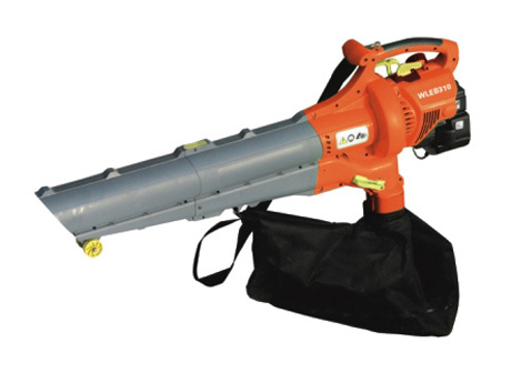 Gasoline powered vacuum blower