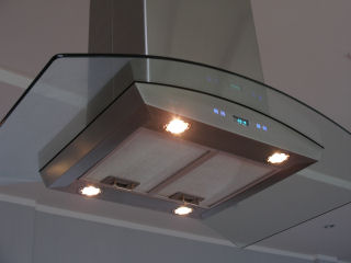 SPAGNA VETRO 218 Series Island S/S Glass Hood -SV218D-IM