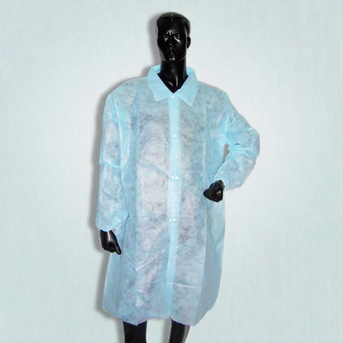 Nonwoven lab coat